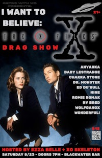 a poster for retro 2k with an image of a woman holding a cell phone